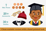 Mid-Century Personal Portrait Maker, a Person Illustration by Scott Hodges (Thumbnail 5 of 6)