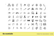 Marketing Creative Business Icons, an Outline Icon by CreativeWilderness (Thumbnail 2 of 12)
