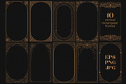 Vector vintage frames, a Background Graphic by Nadia Murash (Thumbnail 4 of 6)