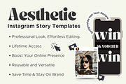 Monochrome Instagram Story Templates, a Social Media Template by Hell Yeah Designs (Thumbnail 2 of 10)