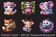 Kawaii Knitted Animals Mother's Day, an Illustration by RobertsArt (Thumbnail 2 of 7)