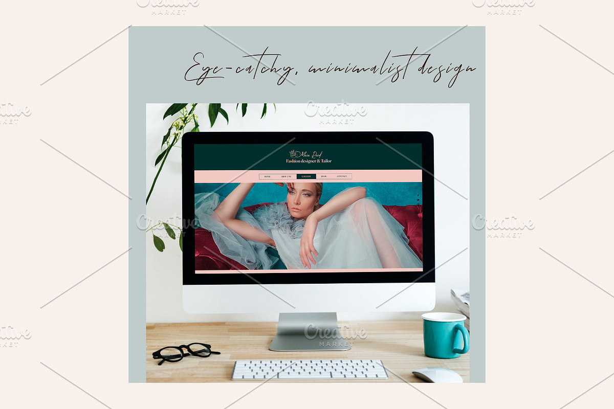 Wix Web Fashion Designer, Artist, a Wix Template by Lovely.Dizajnera (Photo 2 of 7)