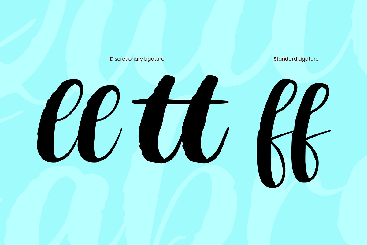 Quilt Fabric, a Script Font by yumnatype (Photo 9 of 10)