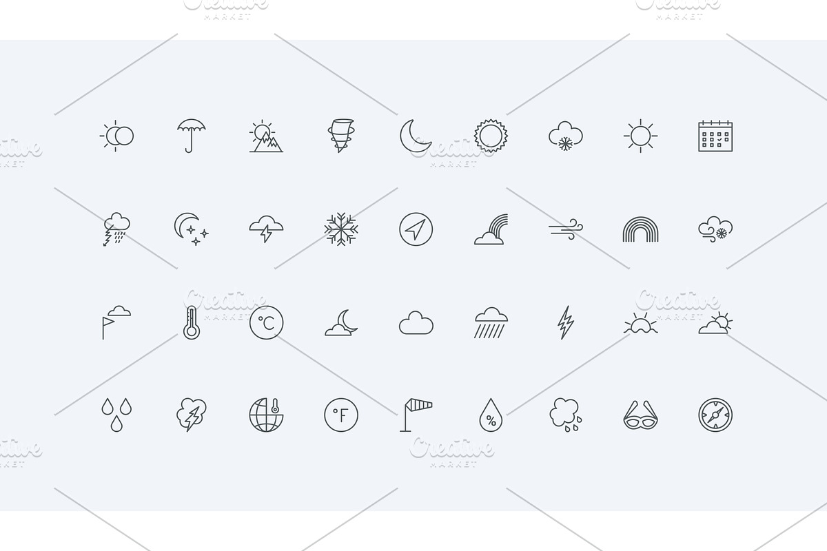 Weather forecast climate change icon, an Object Illustration by Lemberg Vector
