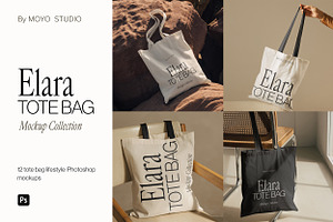 Tote Bag Mockup Bundle, a Product Mockup by Moyo Studio