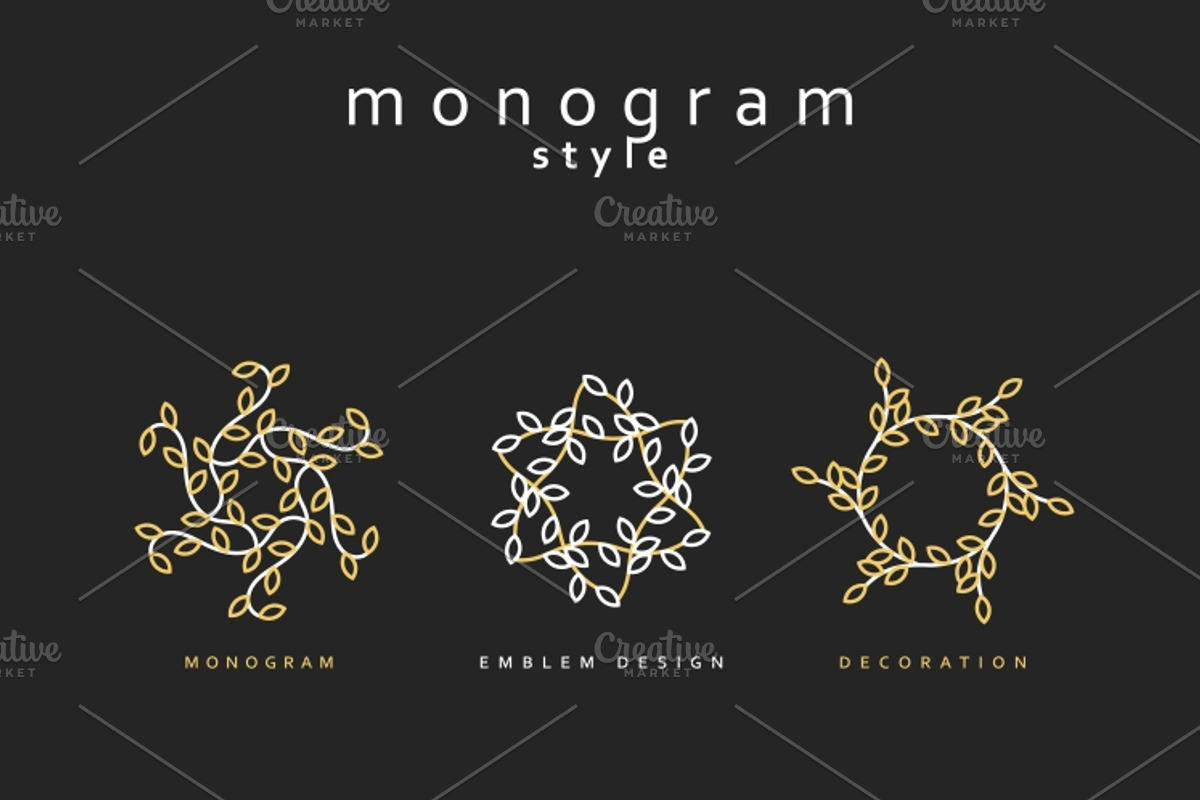 Elegant emblem design., a Templates & Theme by Vectorist