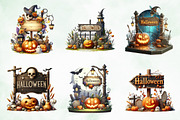 Halloween Sign Board Sublimation Png, an Illustration by Creative Art (Thumbnail 4 of 4)