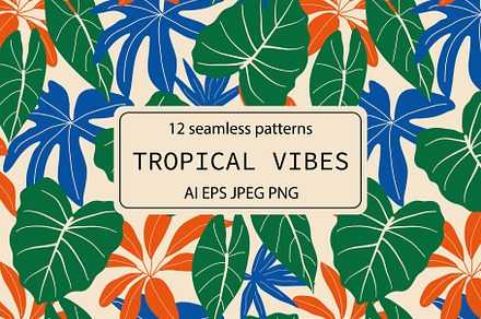 Tropical seamless patterns