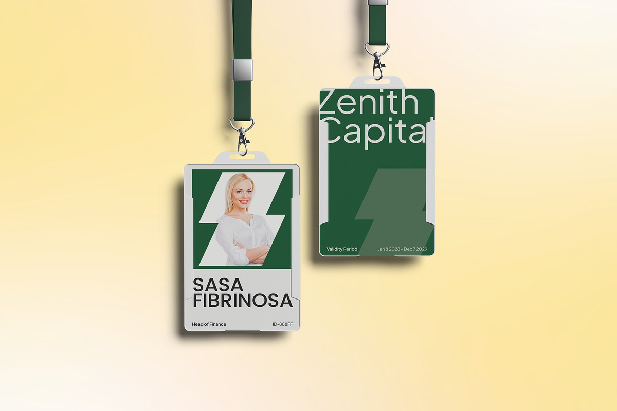 ID Card Template, a Card Template by FIBRINOSÄ (Photo 2 of 3)