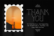 Delmera - Retro Font, a Sans Serif Font by Eztudio (Thumbnail 12 of 12)