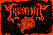 Death Fire - Metal Font, a Font by PutraCetol Studio (Thumbnail 2 of 11)