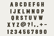 Black Bold Western Font, a Slab Serif Font by Fourteen Letter (Thumbnail 3 of 5)