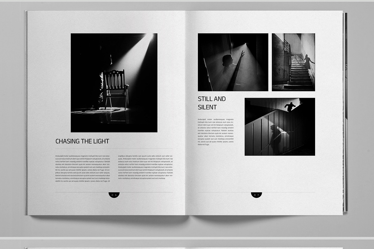 Black and White Photobook Brochure, a Brochure Template by Boris Cupac (Photo 5 of 7)