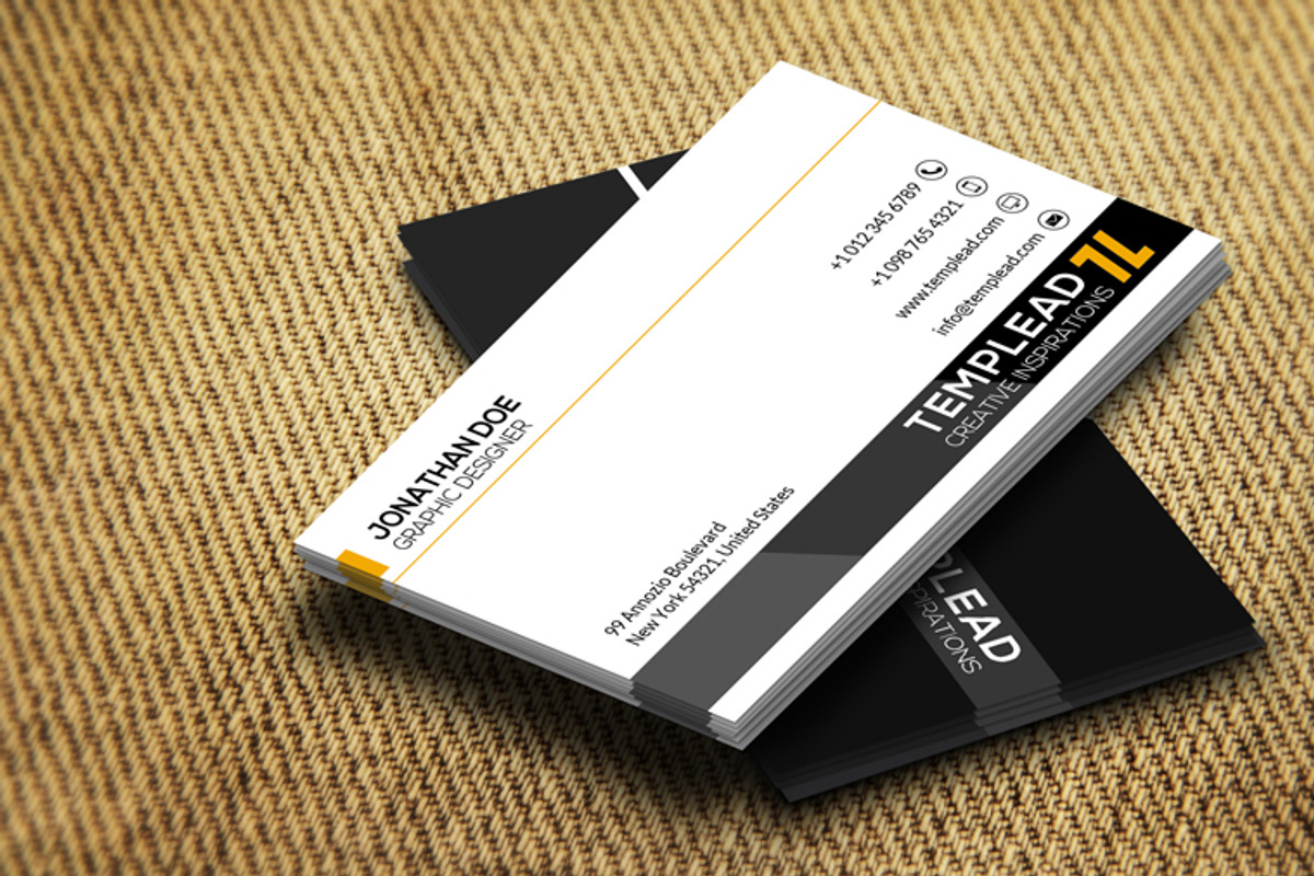 Corporate Business Card CM150, a Business Card Template by annozio (Photo 3 of 4)