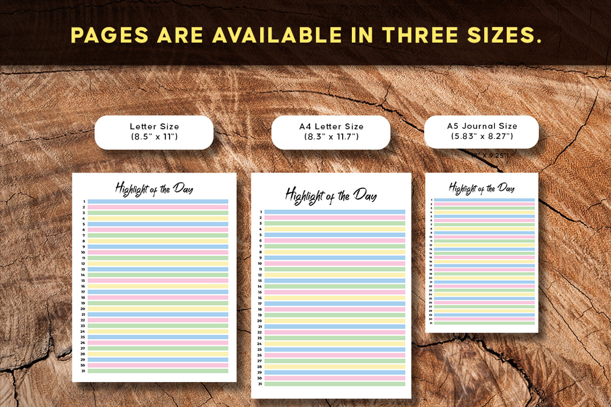 Editable Highlight of the Day, a Print Template by Graphicsnext (Photo 4 of 4)