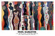 Tribal Silhouettes Paintings, a Person Illustration by Digital Art Creations (Thumbnail 1 of 5)