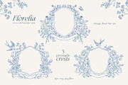 Vintage Floral Victorian Line Art, a Decorative Illustration by Madiwaso (Thumbnail 3 of 9)