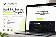 VELNORA — SaaS Website Template, a HTML Template by himelgfx (Thumbnail 1 of 3)