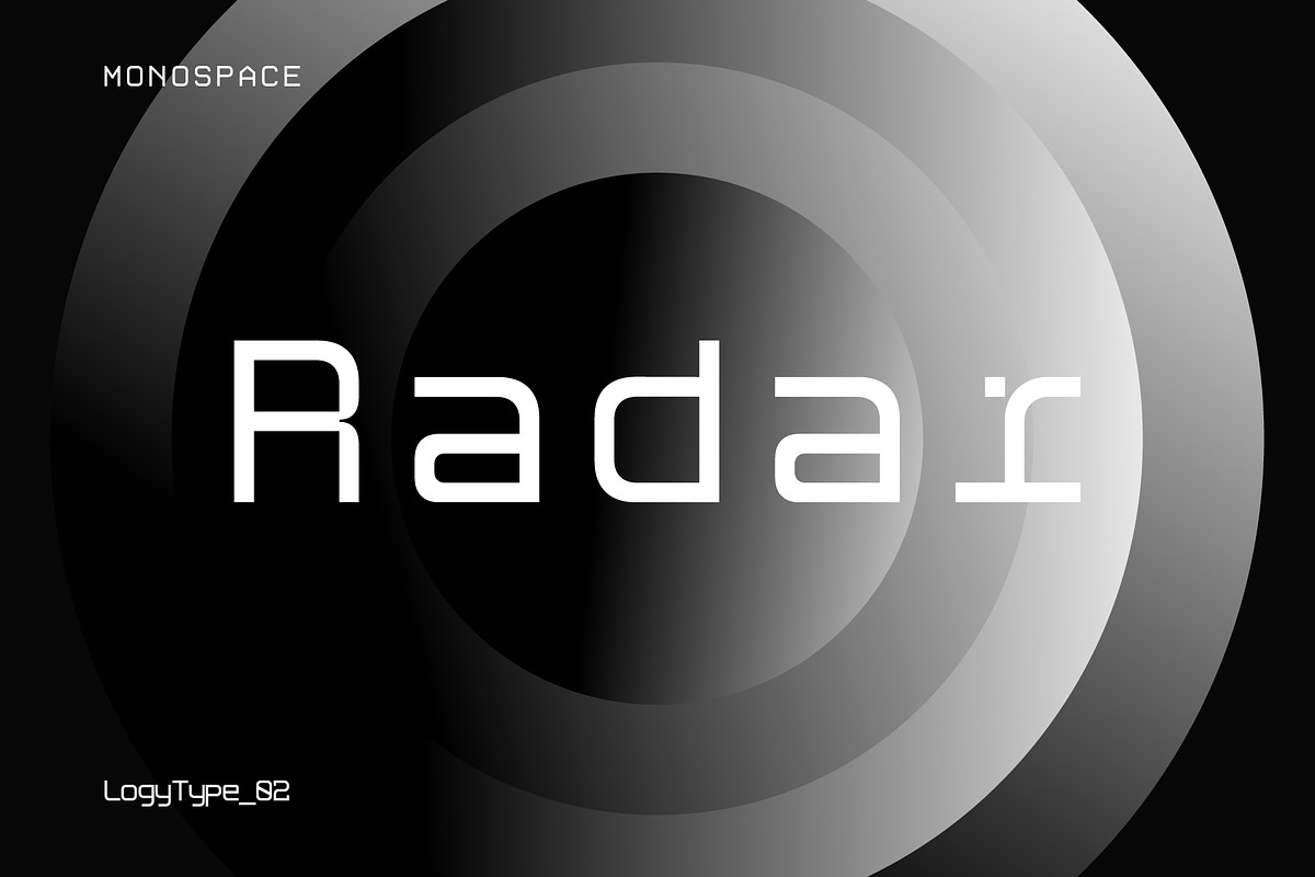 Radar Monospace Font, a Font by Logy (Photo 1 of 6)