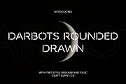 Darbots Rounded Drawn, a Sans Serif Font by Craft Supply Co. (Thumbnail 1 of 8)