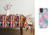 Geometric Mosaic Seamless Patterns, a Pattern Graphic by Ninterints (Thumbnail 8 of 10)