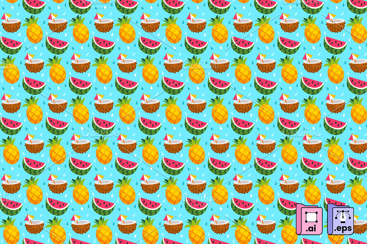 Fruit Pattern, a Pattern Graphic by MISS CHATZ (Photo 1 of 3)