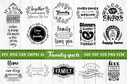 Family Quotes SVG cut files. Bundle, an Object Graphic by Zoya Miller (Thumbnail 1 of 14)
