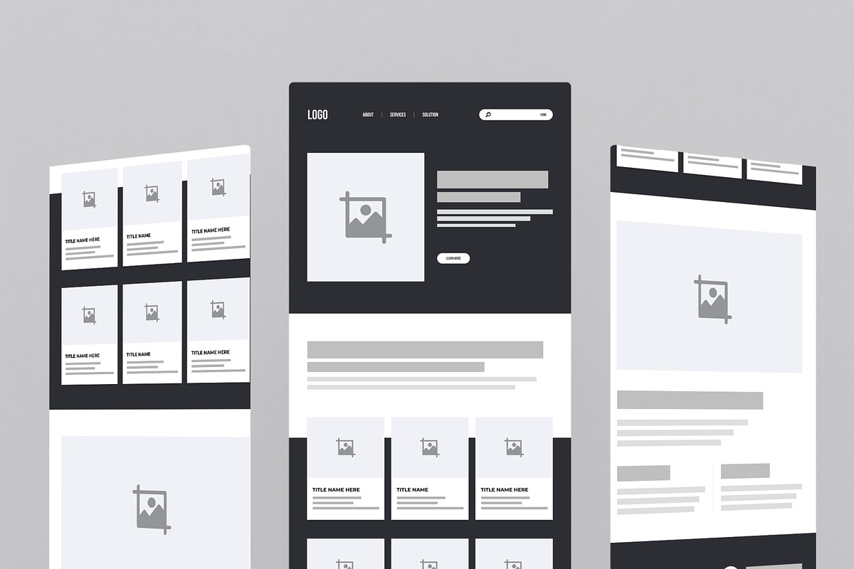 Professional Business Wireframe, a Wireframe Template by MightyDesign (Photo 1 of 10)