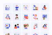 Flat Business Icons Bundle, an Emoji Icon by Creative Stall (Thumbnail 9 of 12)