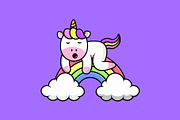 Cute Unicorn Sleeping Cartoon Vector, an Animal Illustration by Artstorystudio (Thumbnail 3 of 4)