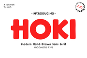 Hoki Font Family, a Sans Serif Font by Migomojo Type House (Thumbnail 1 of 12)