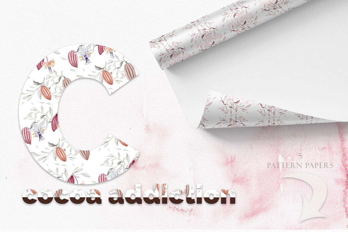 Wonderful Cocoa - Watercolor Set, an Object Graphic by Jeanina Vlad (Photo 13 of 20)