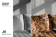 Upholstered Couch Interior Mockup, a Household Mockup by Andrea Muller (Thumbnail 6 of 7)