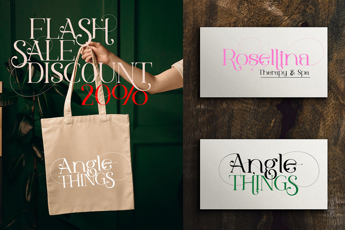 Angle Things, a Serif Font by Bramcreative (Photo 7 of 10)
