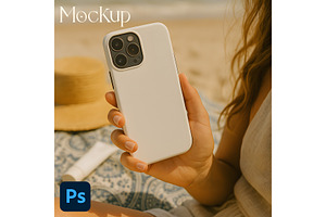 iPhone Tough Phone Case Mockup
