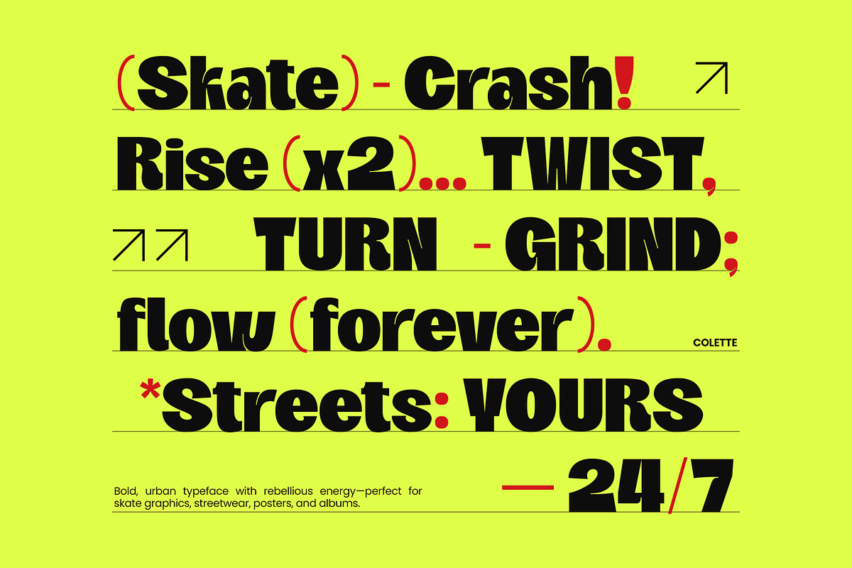 Colette Bold Quirky Sans Serif Font, a Sans Serif Font by Inviline.co (Photo 12 of 15)