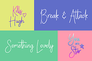 Vertical Brushy, a Script Font by FHFont (Thumbnail 3 of 9)