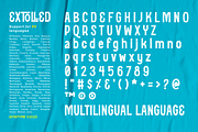 Extolled, a Sans Serif Font by Ditatype (Thumbnail 8 of 10)