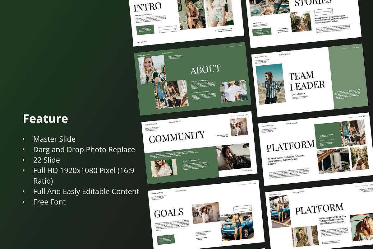 Diva Bundle Brand Portfolio Template, a Presentation Template by Spesifikstd (Photo 4 of 11)