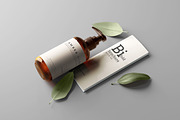Amber Glass Pump Bottle Mockups, a Cups & Container Mockup by pmvch (Thumbnail 7 of 10)
