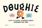 Doughie Food Font, a Script Font by Runsell Studio (Thumbnail 1 of 5)