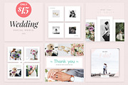 Elegant Wedding Templates, a Social Media Template by NordWood (Thumbnail 1 of 10)