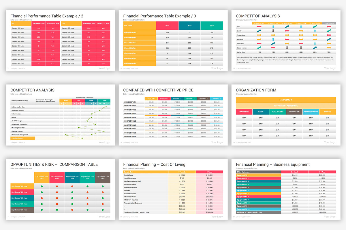 Business PowerPoint Infographics, a Presentation Template by SlideOne (Photo 13 of 17)
