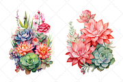 Succulent Variety Sublimation Art, an Illustration by FloridPrintables (Thumbnail 4 of 7)
