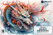 Procreate scale design kit, a Brush Add-On by Studio.Valhalla (Thumbnail 1 of 8)