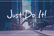 Just Do It!, a Script Font by Daria Chegaieva (Thumbnail 1 of 15)