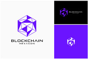 Blockchain Hexagon Technology Logo, a Branding & Logo Template by ika trisiana (Thumbnail 2 of 2)