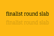Finalist Round Slab, a Slab Serif Font by BULENT YUKSEL (Thumbnail 3 of 8)