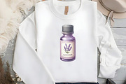 Countryside Lavender Clipart, an Illustration by DreamCafeArt (Thumbnail 5 of 7)