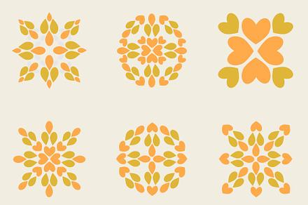 Flower Petal Ornament V11